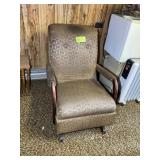 VINTAGE UPHOLSTERED ROCKER