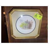 FRAMED AND MATTED PRINT, THE CITY TAVERN, PHILLADE