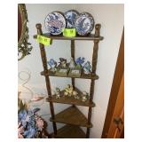 5 TIER CORNER SHELF, 57.5 IN TALL