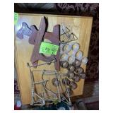 LAZY SUSAN, NAPKIN RINGS, PLATE STANDS