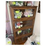 4 TIER BARRISTER STYLE CABINET, 33 IN X 12 IN X 60