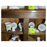 TOP SHELF INCLUDING MINIATURE BITD PLATES, CAT FIG