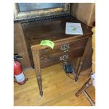 VINTAGE SEWING MACHINE CABINET WITH KENMORE MODEL