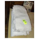 GROUP OF BED SPREADS AND AFGHAN