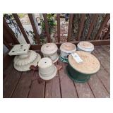 GROUP OF MISC CERAMIC PLANTER POTS