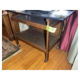 TWO TIER ROLLING CART, 28 IN X 18 IN X 26 IN
