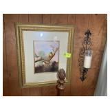 PAIR OF FRAMED AND MATTED BIRD THEMED WALL ART, 27