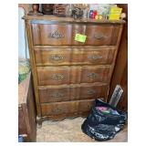 BASSETT FURNITURE 5 DRAWER CHEST 36 IN X 18 IN X 4