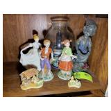 GROUP OF MISC DECORATIVE FIGURINES, 2 IN UP TO 11