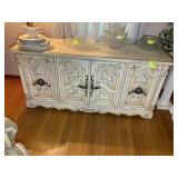 STANLEY 4 DOOR BUFFET, 64 IN X 18 IN X 30 IN, NO C