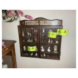 WALL HANGING TRINKET BOX, 17 IN X 17 IN, NO CONTEN
