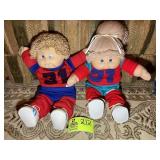 PAIR OF CABBAGE PATCH DOLLS, NO 31 RED