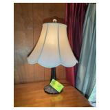 METAL TABLE LAMP, 21 IN TALL
