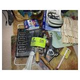 MISC  GROUP INCLUDING KITCHEN UTENSILS, CLOTHES PI