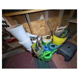 STORAGE ROOM UNDER CARPORT, GROUP INCLUDING PUMP S
