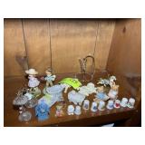 GROUP OF MISC ITEMS INCLUDING, THIMBOLS, FIGURINES