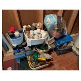 STORAGE ROOM UNDER CARPORT, LARGE GROUP OF HARDWAR