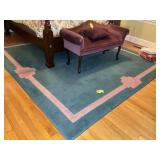 LARGE AREA RUG, 107 IN X 107 IN
