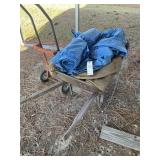 TRUE TEMPER WHEEL BARROW, TARPS, 2 WHEEL HAND TRUC