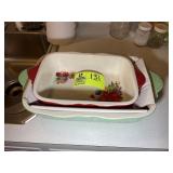 PAIR OF PIONEER WOMAN BAKING DISHES