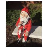 CONCRETE GNOME/SANTA, APPROX 28 IN TALL