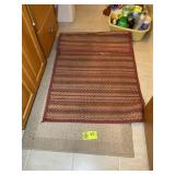 PAIR OF BATH MATS/RUGS, 30 IN X 50 IN APPROX