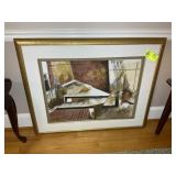 FRAMED WALL ART, 43 IN X 35.5 IN