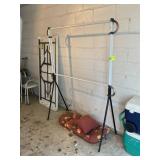 TWO TIER METAL CLOTHES RACK