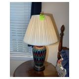 DECORATIVE TABLE LAMP, 31 IN TALL