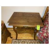 ONE DRAWER NIGHT STAND, 28 IN X 20 IN X 28 IN