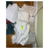 LARGE GROUP OF LINENS, SHEETS, BLANKETS