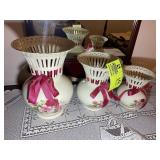 GROUP OF DECORATIVE VASES
