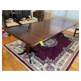 DOUBLE PEDISTAL DINING TABLE 101 IN X 44 IN X 30 I