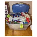 TOTE WITH WRAPPING PAPER AND BAGS