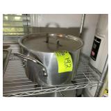 ALUMINUM STOCK POT 12 IN X 7 IN TALL