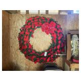 GROUP INCLUDING MISC CHRISTMAS Dï¿½COR, LARGE WREATH