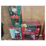 GROUP OF MISC SANTA THEMED ANIMATED FIGURINES, RIC