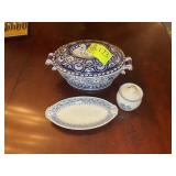 BOMBAY CENTERPIECE BOWL AND SMALL TRAY