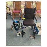 WHEELCHAIR AND WALKER
