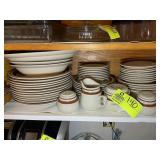 GROUP OF CONTEMPORARY CHATEAU STONEWARE APPROX 57