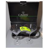 GROUP OF FOUR CASHES IRELAND MARTINI GLASSES