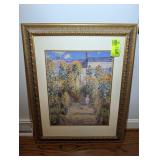 FRAMED AND MATTED SUNFLOWER THEMED PRINT 27 IN BY