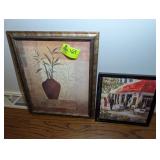 DECORATIVE WALL ART CAFE PRINT 14X14 IN, BAMBOO PR