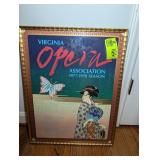 VINTAGE VIRGINIA OPERA ASSOCIATION POSTER 1977 THR