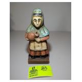VINTAGE ETHAN ALLEN WOMAN WITH JUG FIGURINE MARK 1