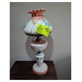 ANTIQUE GONE WITH THE WIND STYLE ELECTRIFIED TABLE