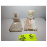 APPEAR TO BE ONYX OR ALABASTER HAND CARVED VINTAGE