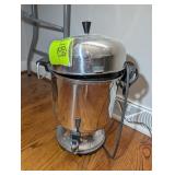 LARGE STAINLESS STEEL FARBERWARE COFFEE POT