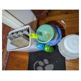 GROUP OF MISCELLANEOUS ITEMS UNDER CABINET PULL OU