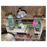 CENTRAL MACHINERY 10 IN X 18 IN MINI WOOD LATHE, W